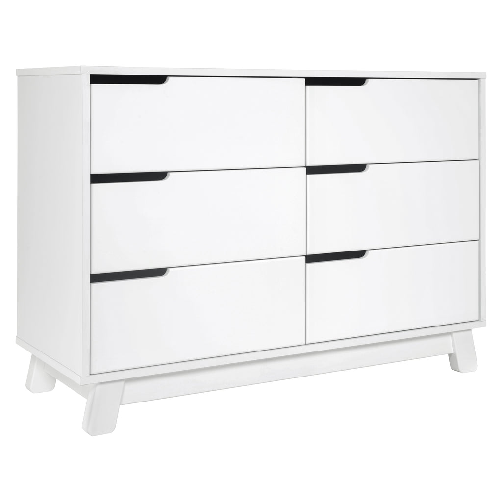 6 drawer white dresser